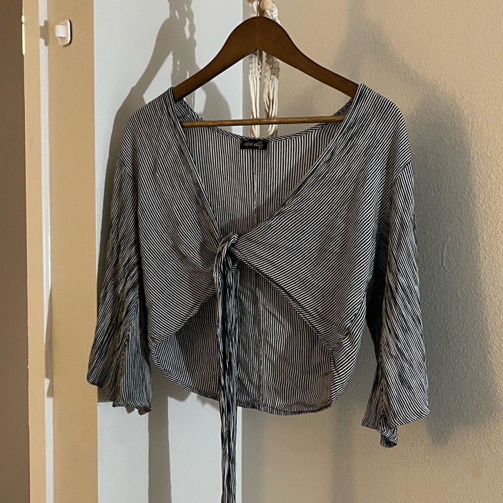 12th Tribe Striped Crop Top